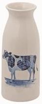 7" Ceramic Farm Animal Milk Jug Vase 3 Styles