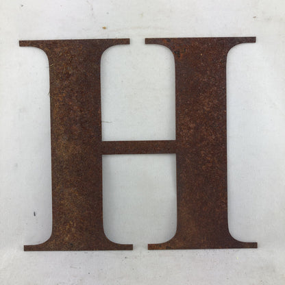7" Metal Accent Initial  Rustic Letter Cutouts  17 Styles