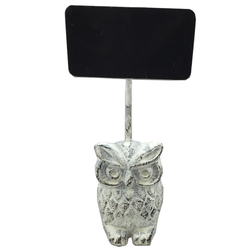 8" Resin Owl & Display Board