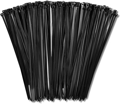 Black 8 Inch Zip Ties 1000 Per Bag