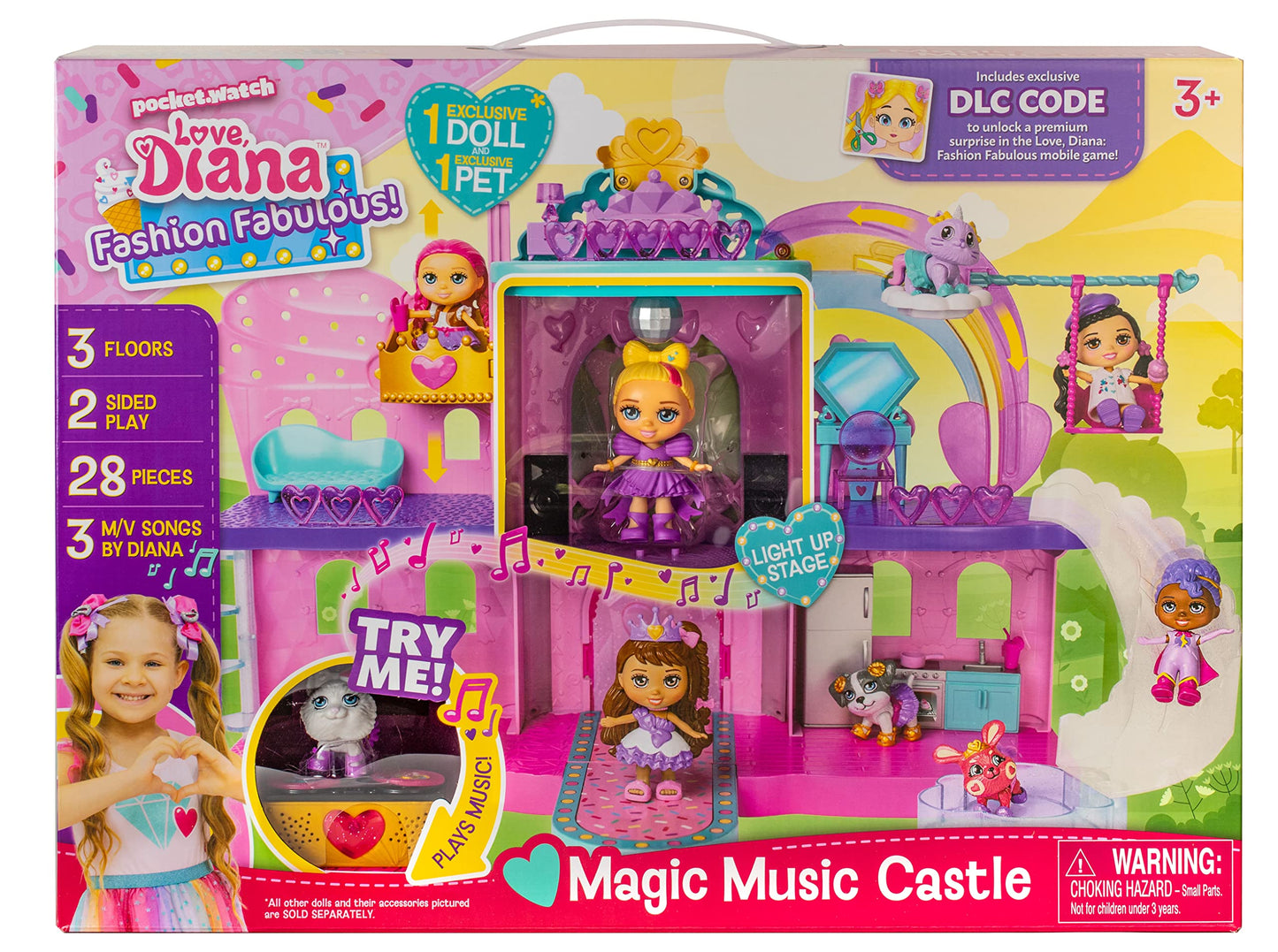Diana Fashion Fabulous Magic Music Castle
