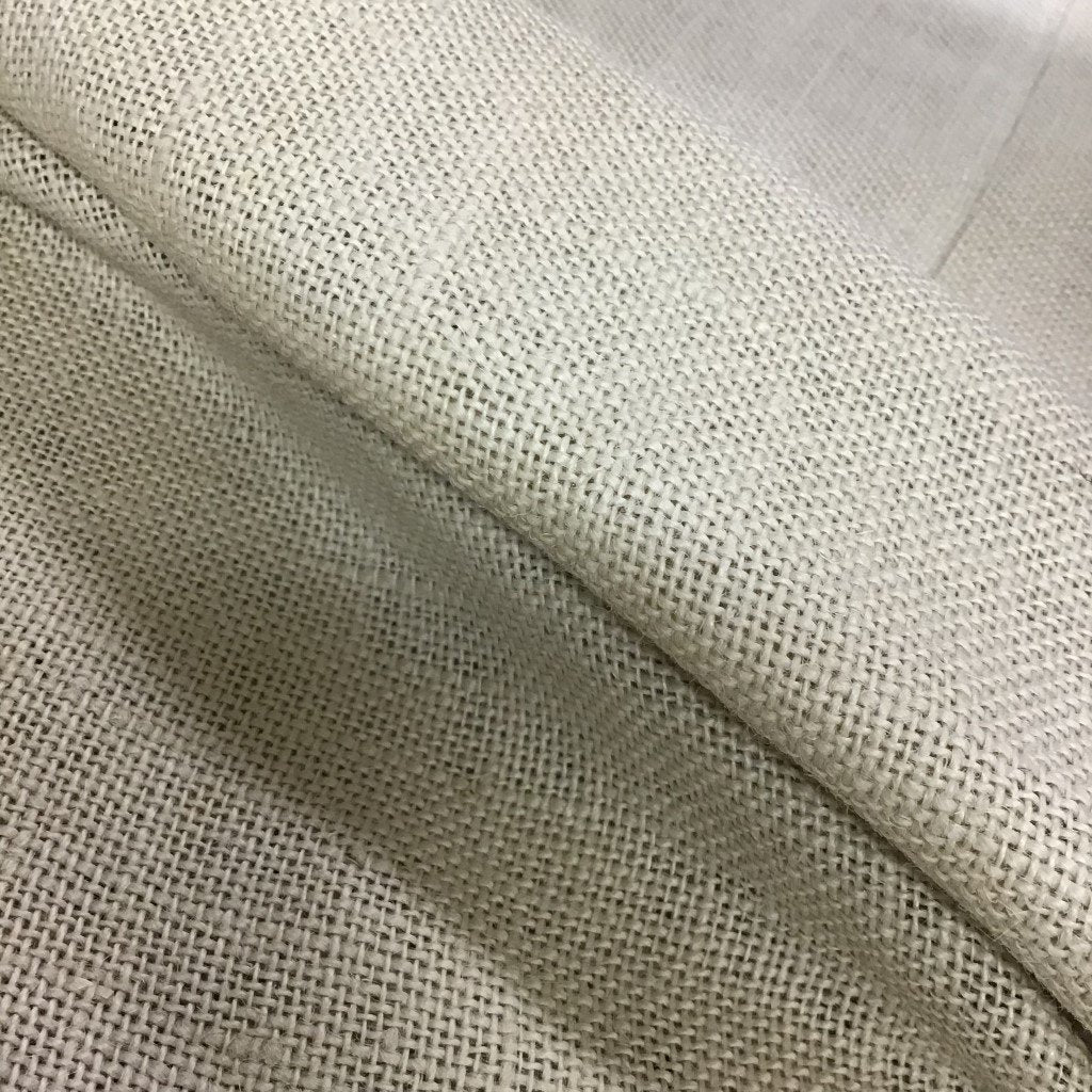 96 Inch Beige Burlap Tablecloth