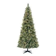 Home Accents Holiday 9  Foot Sparkling Amelia Pine LED Pre-Lit Tree Open Box
