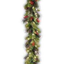 National Tree Company Outdoor Pre-lit 9 Foot Spruce Garland (Open Box)