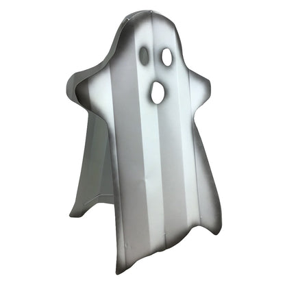 20 Inch 2 Sided White Metal Ghost