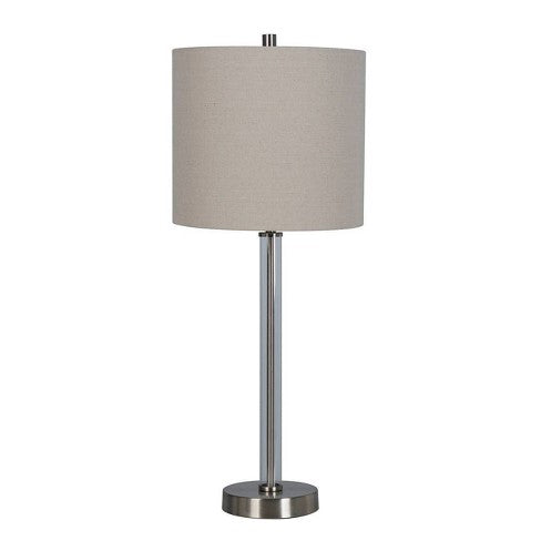 Project 62 Clear Tube Buffet Table Lamp