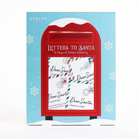 SpaLife Letters To Santa Sheet Mask Set