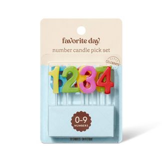 Favorite Day Number Candle Pick Set