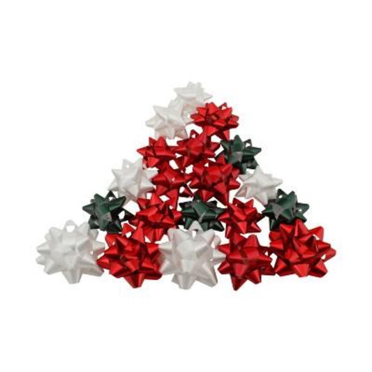20 Count Peel 'N Stick Gift Bows Assorted
