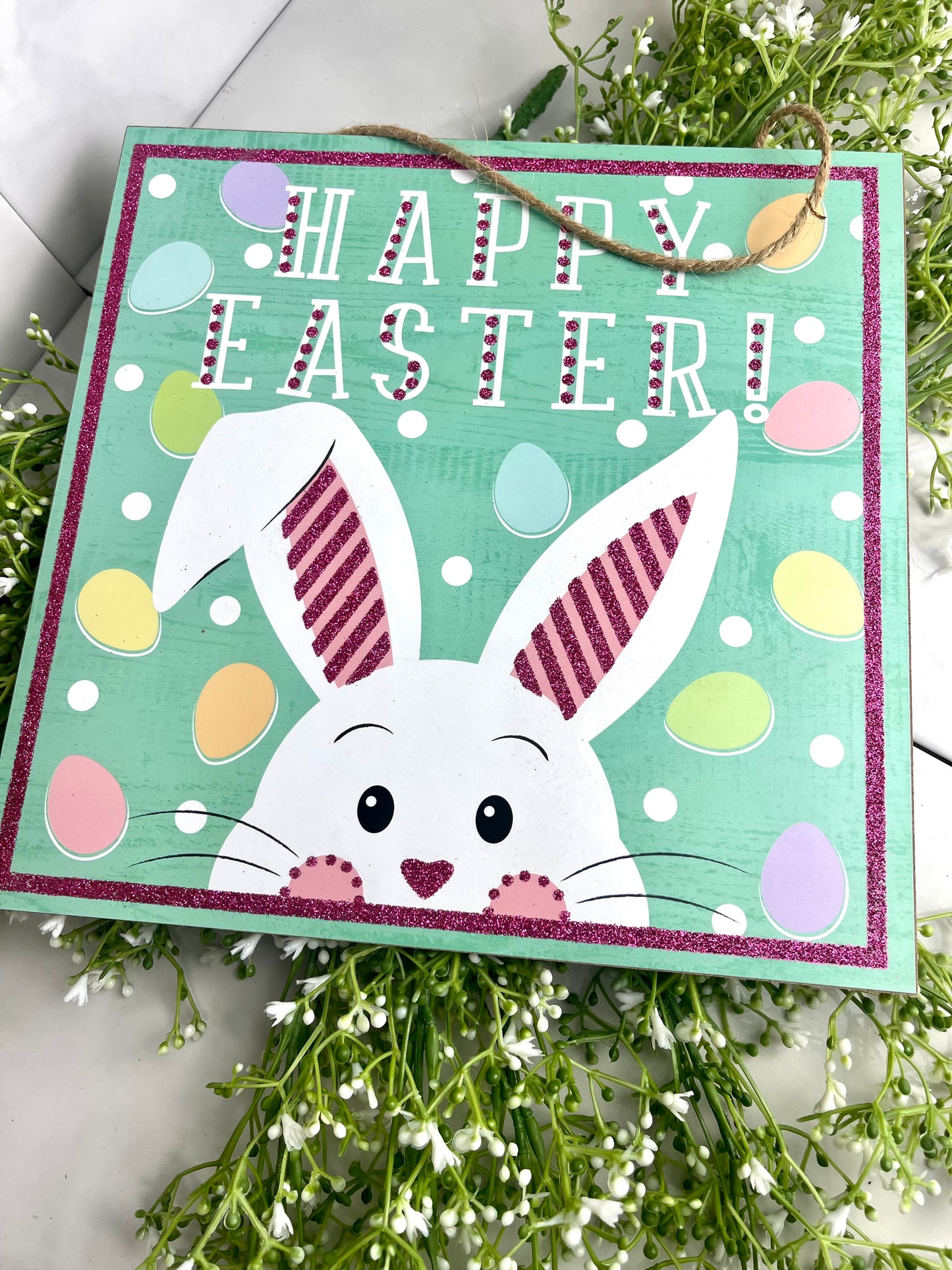 Happy Easter Hanging Wall Sign