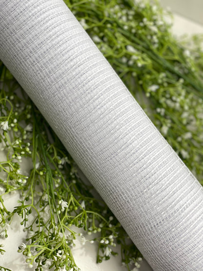 21 Inch by 10 Yard White Designer Netting