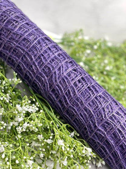 20 Inch x 6 Yards Designer Netting Botanical Purple