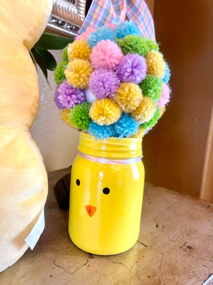 Ceramic Easter Jar  Bunny or Chick