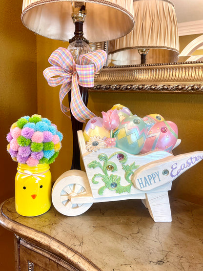 Willow Manor Illuminated Easter Wheelbarrow