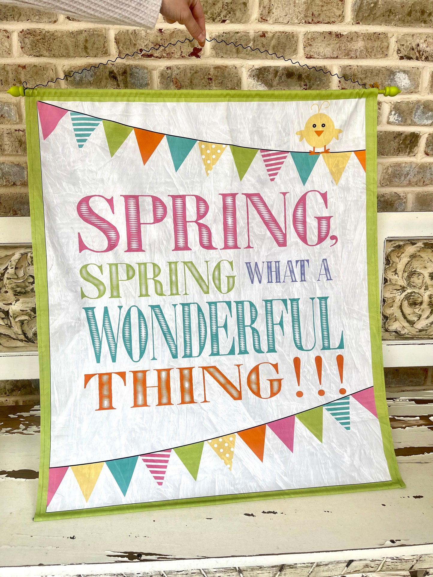 30 Inch Spring Wall Canvas Banner