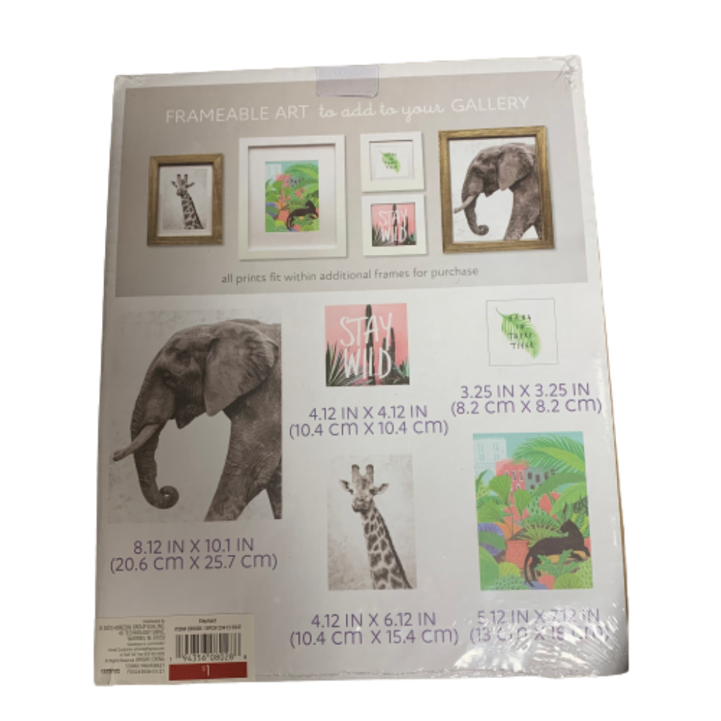 Elephant Posters 5ct
