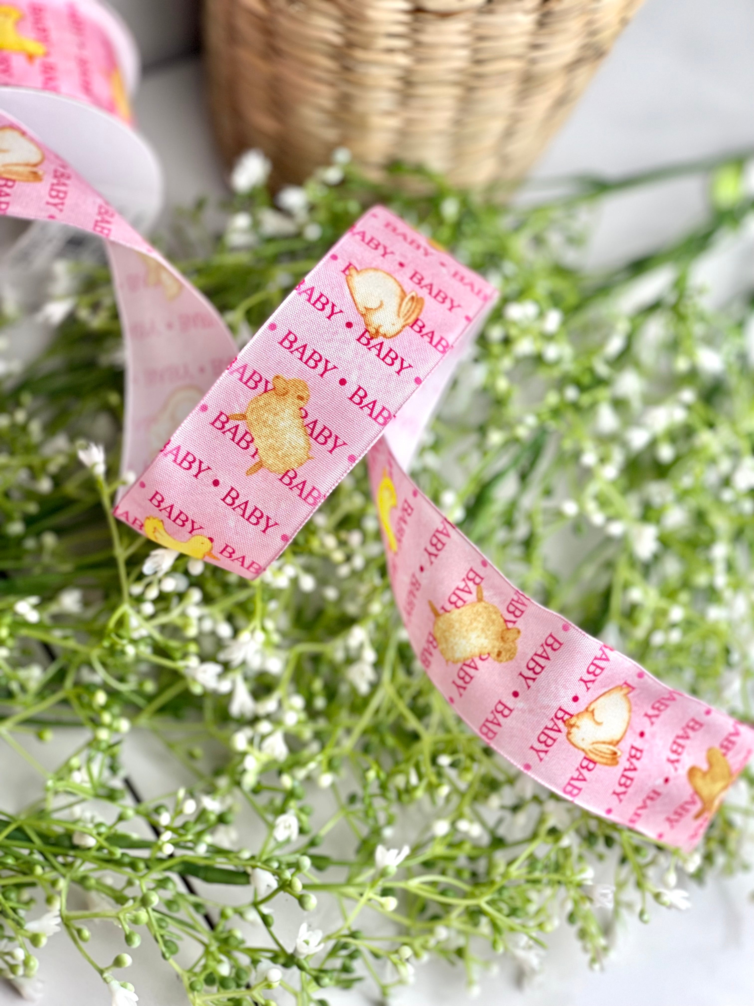 Newborn Ribbon 1.5 Inch x 20 YDS Pink Baby Ribbon – TMIGifts