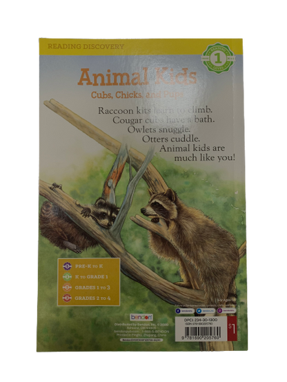 Reading Discovery Level 1 Book: Animal Kids