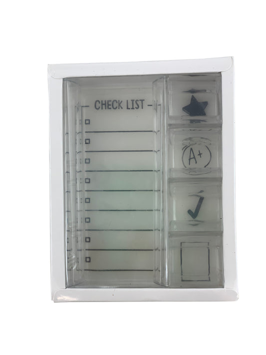 Classroom Checklist 5 Count Stamp Set