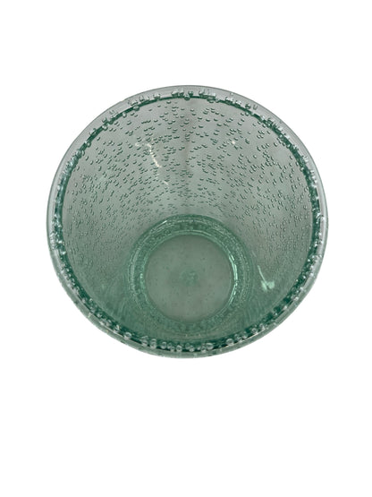 Green Round Tall Speckled Drinking Vessel
