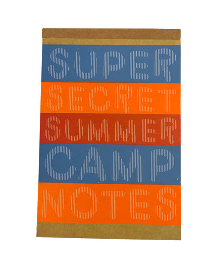 Super Secret Summer Camp Notepad