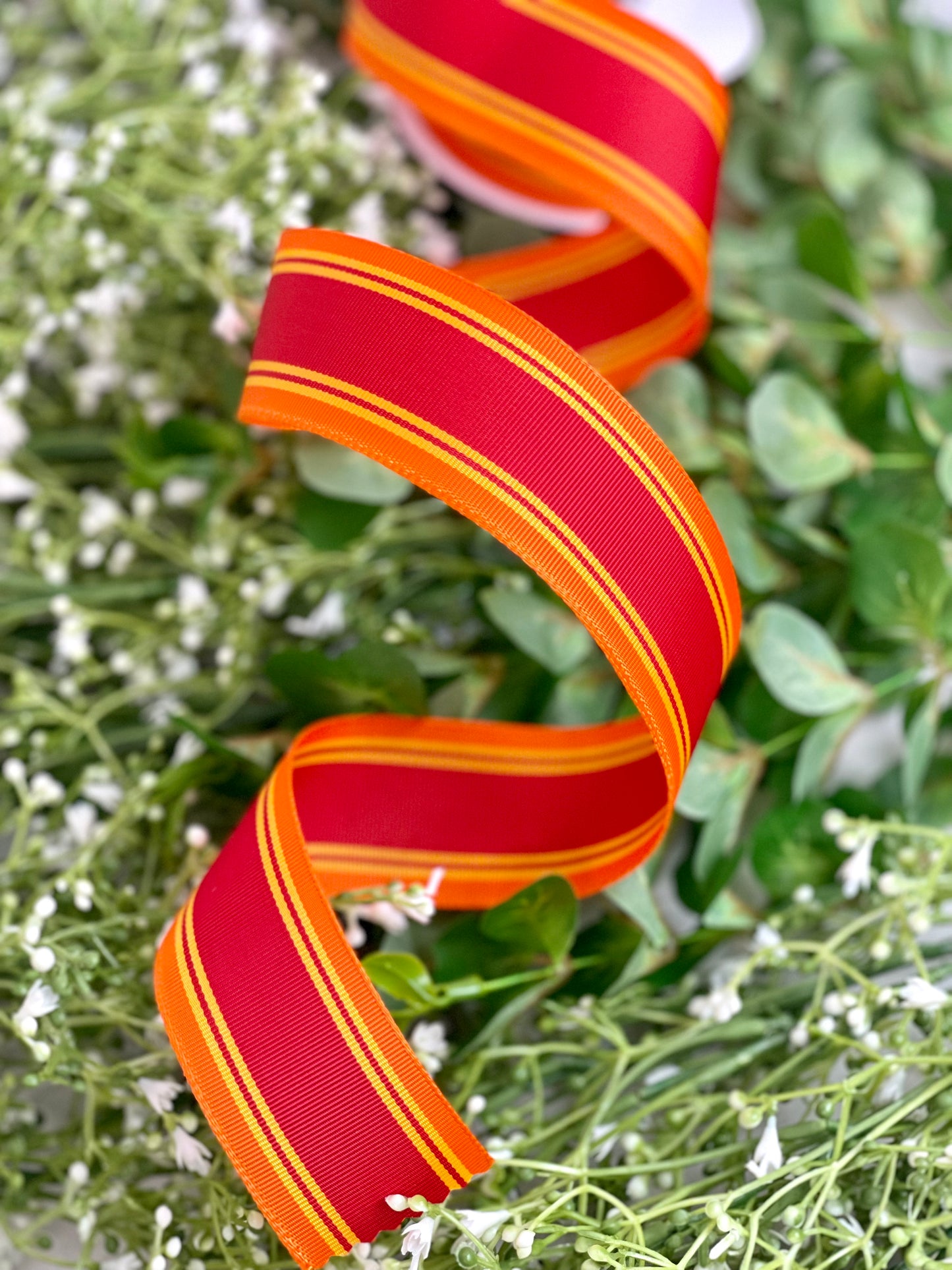 orange red ribbon