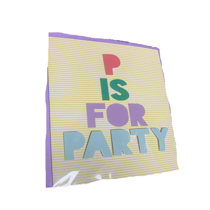 P Is For Party Birthday Cards