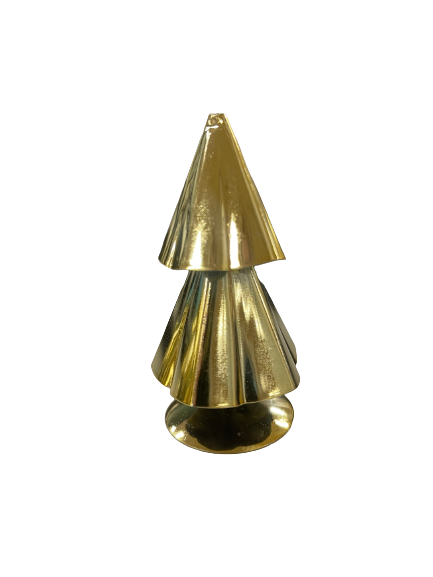 Mini Gold Rounded Metal Tree