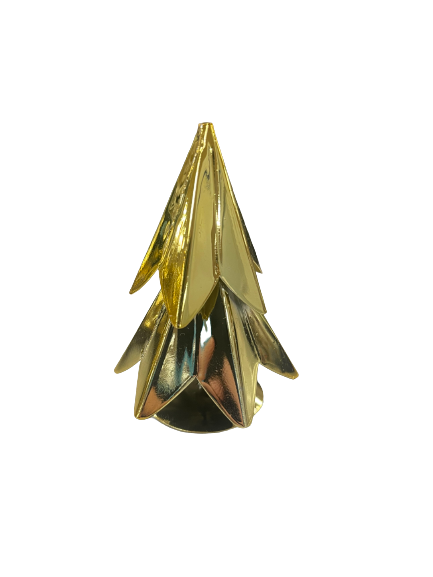 Mini Pointed Gold Metal Tree