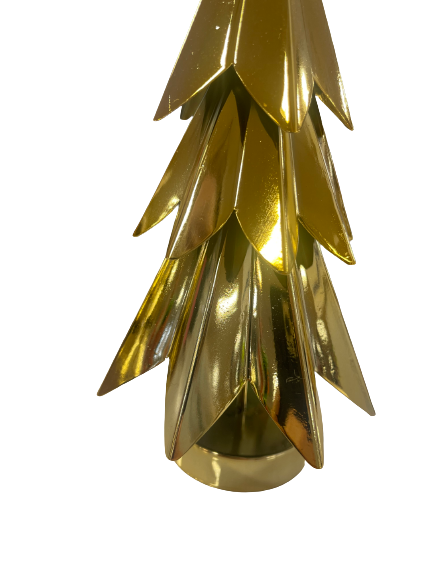 Large Gold Metal Pointed Tree
