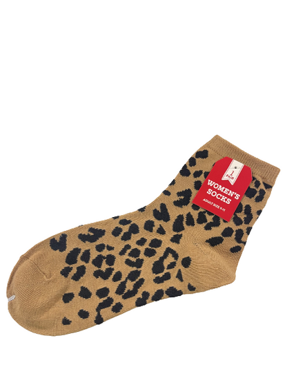 Cheetah Printed Womens Socks