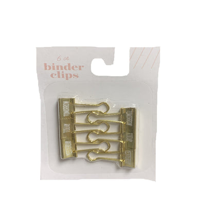 Gold Binder Clips