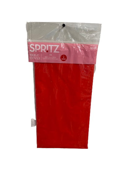 Spritz Red Table Cover