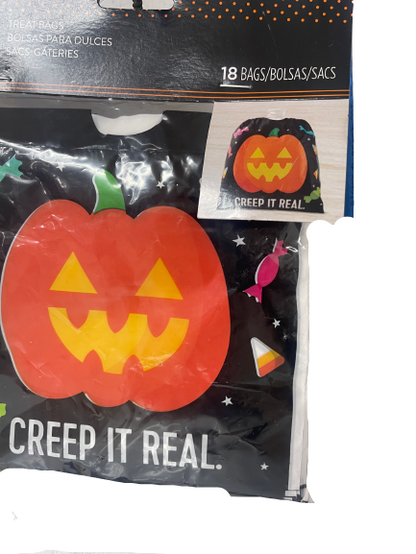 Creep It Real Pumpkin Treat Bag