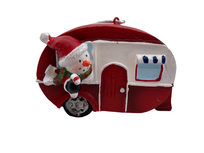 Resin Car And Train Ornaments 4 Styles