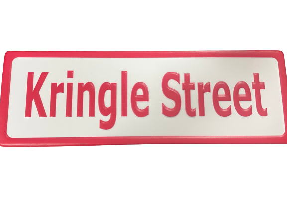 Kringles Kringle Street Sign