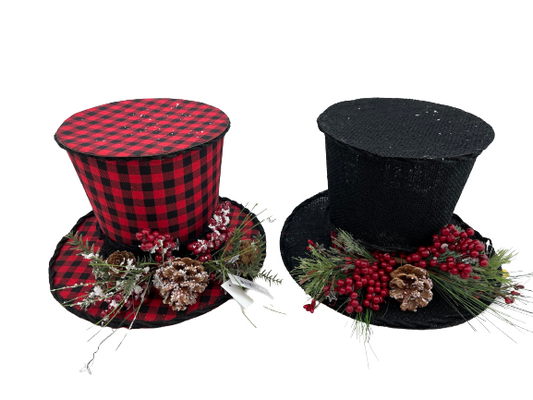 Fabric Red And Black Hat Glow Two Styles