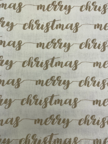 Merry Christmas Script Napkin