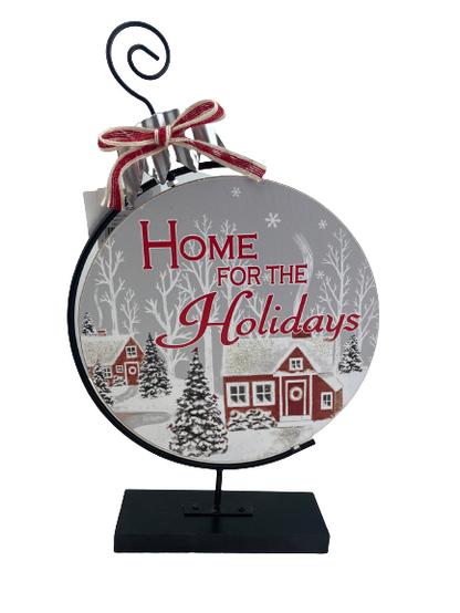 Wooden Reversible Holiday Sign 2 Styles