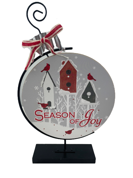 Wooden Reversible Holiday Sign 2 Styles