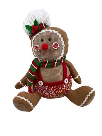 Boy Or Girl Plush Gingerbread Sitter