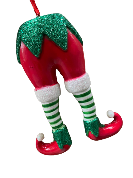 Plastic Elf Pants Ornament