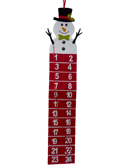 Snowman Fabric Advent Calendar