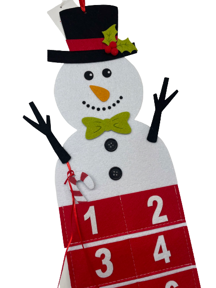 Snowman Fabric Advent Calendar
