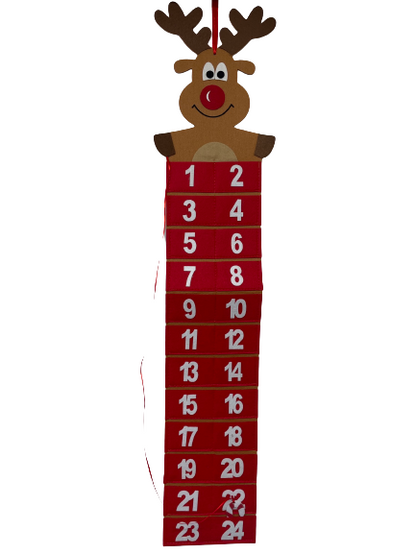Reindeer Fabric Advent Calendar