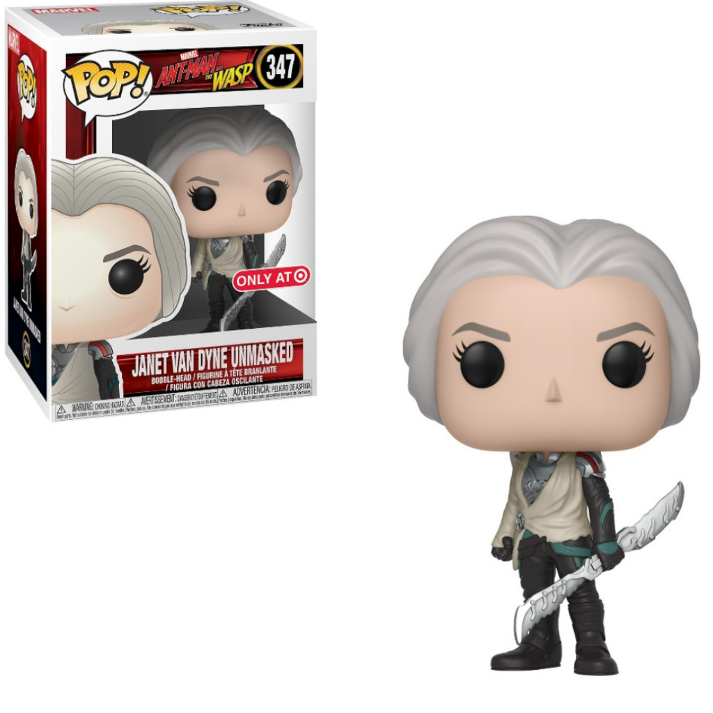 Funko Pop Janet Van Dyne Unmasked- Ant Man and The Wasp