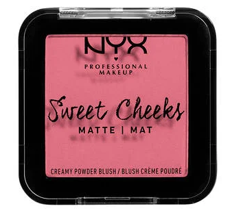 NYX Sweet Cheeks Matte Creamy Powder Blush- Rose & Play