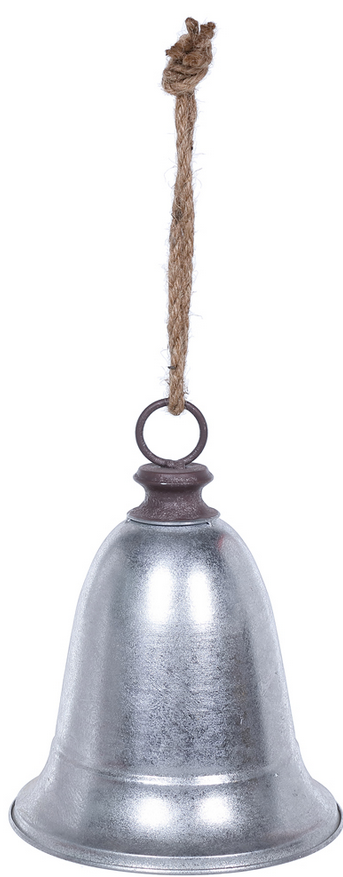 Large Metal White Or Silver Bell