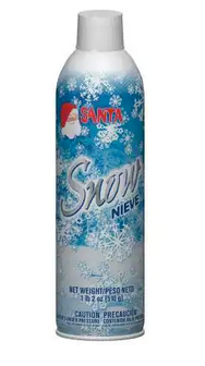 Canned Santa Snow