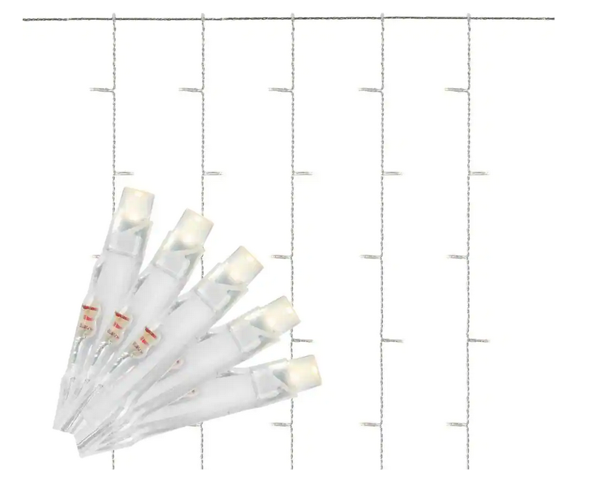 Home Accents Holiday 600 Warm White Weeping Willow LED Icicle Lights Open Box